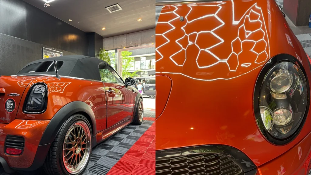 横浜市青葉区】MINI JCWのメンテナンス洗車｜GYEON CUREで撥水性能を復活