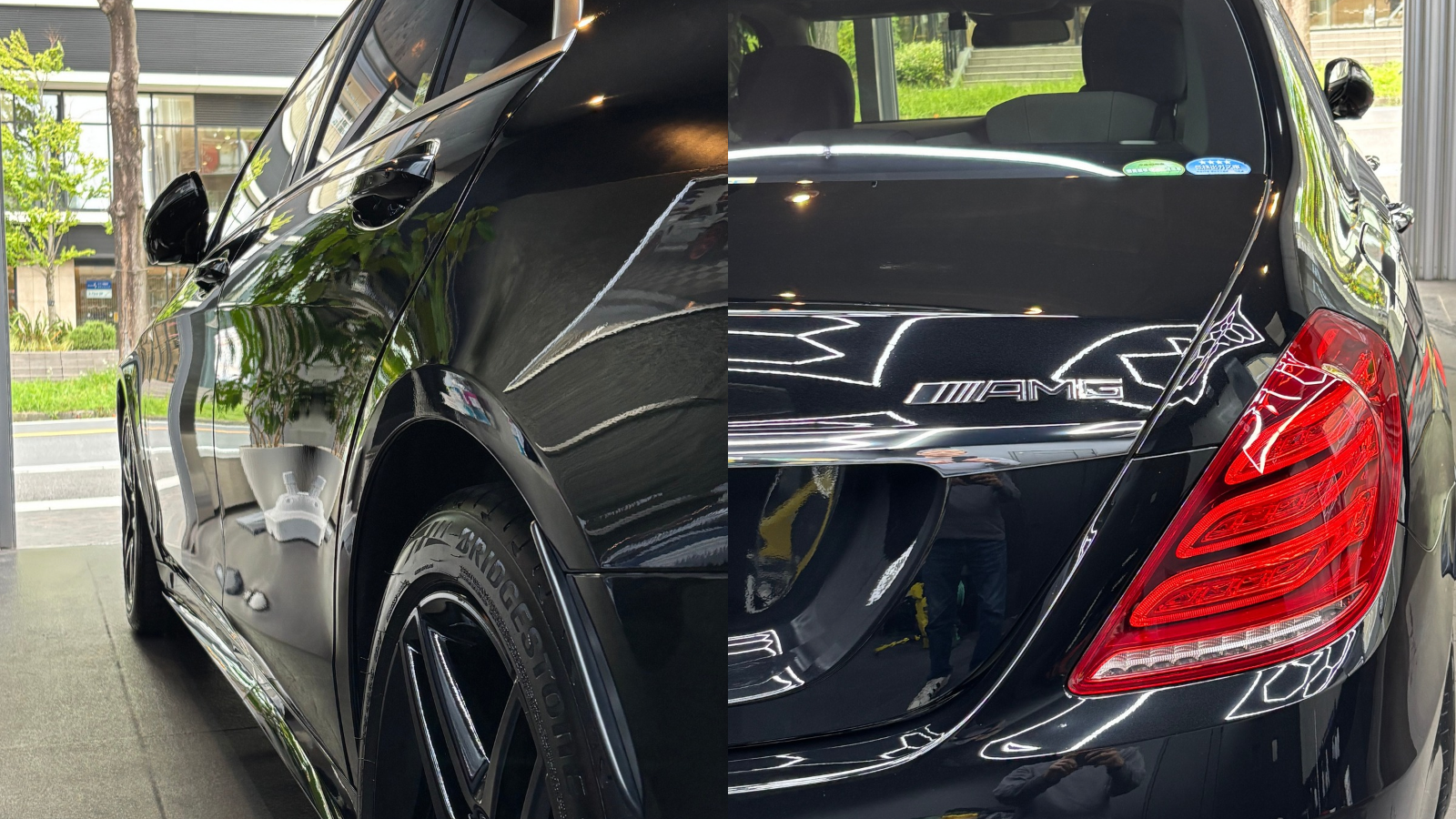 Mercedes-Benz S400h オブシディアンブラックにLUXIA5